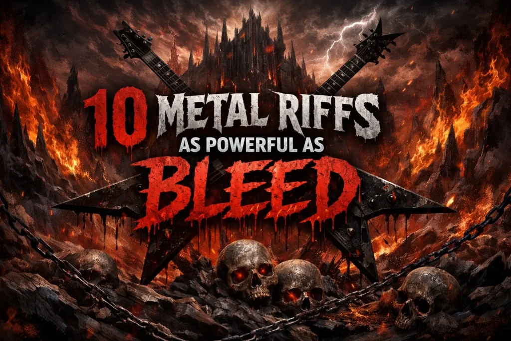 10 metal riffs as powerful as bleed - Tyrantshredd
