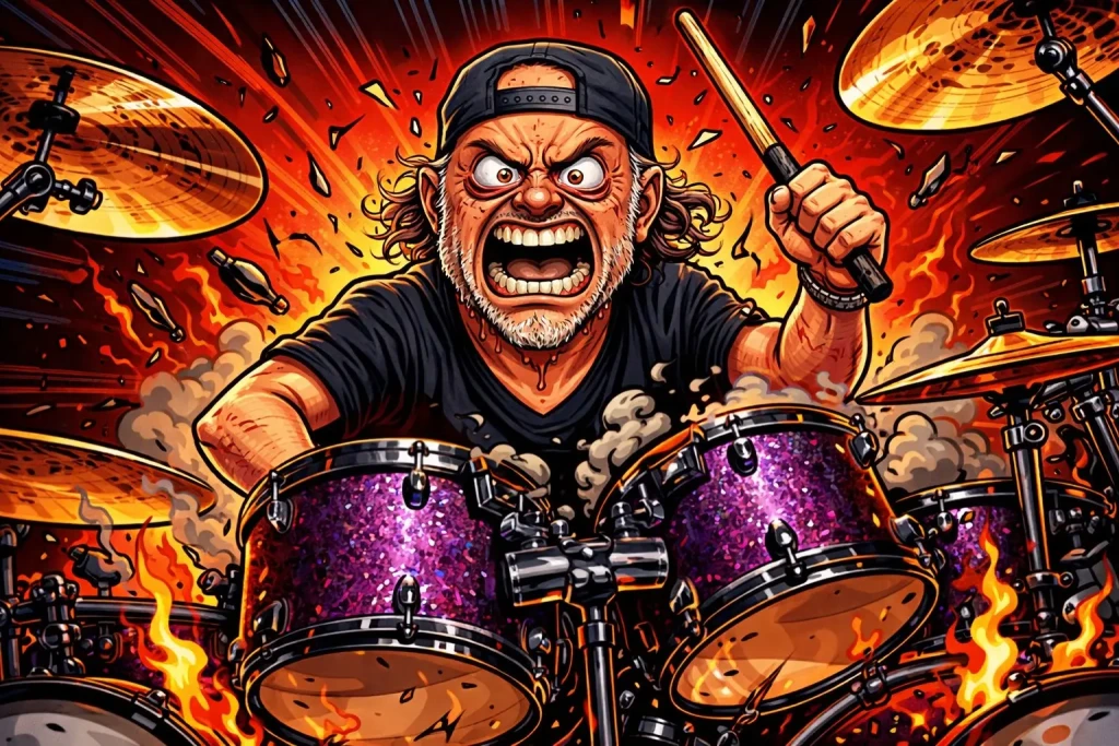 Lars Ulrich Is Not a Bad Drummer - Tyrantshredd